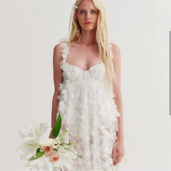 For Love And Lemons Bellatrix Mini Dress, Size Small - Picture 4 of 6